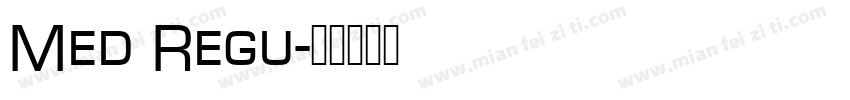 Med Regu字体转换